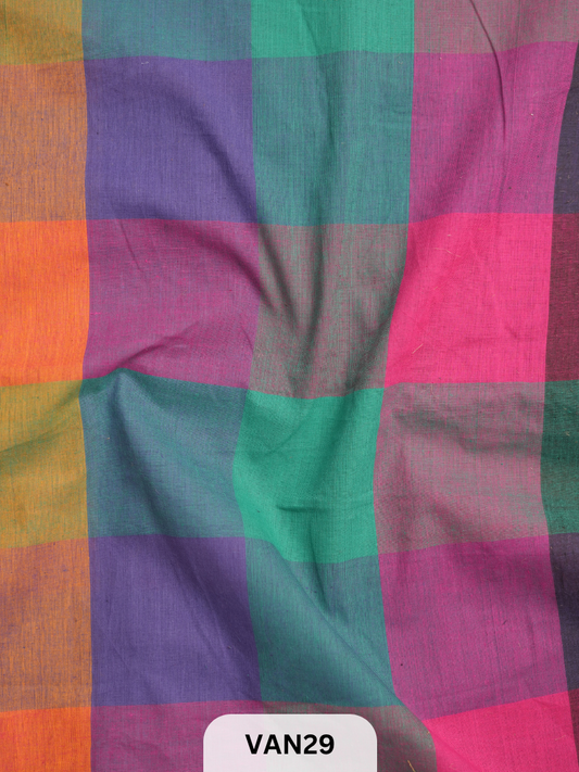 MADRAS KATTAM FABRIC - 1 MTR