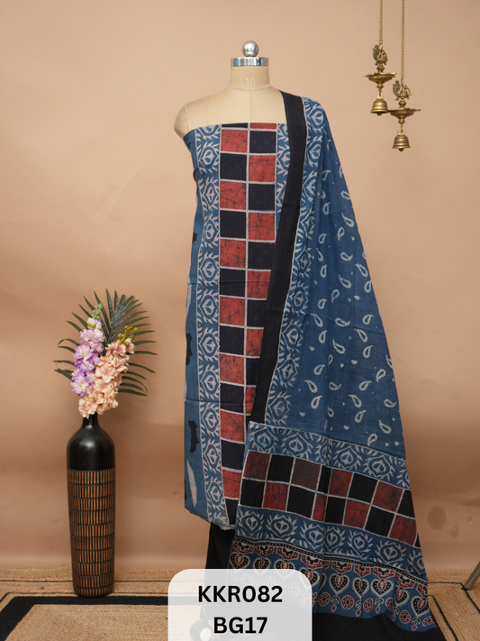 COTTON AJRAKH SALWAR SUIT