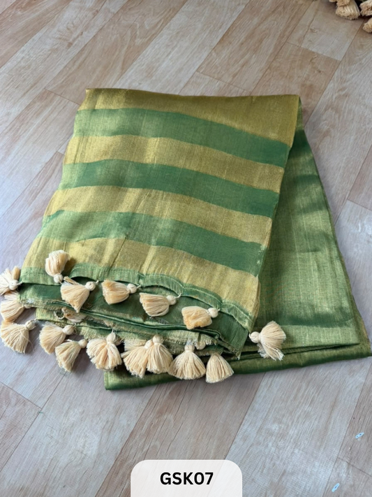 Pure Mul Tissue Saree