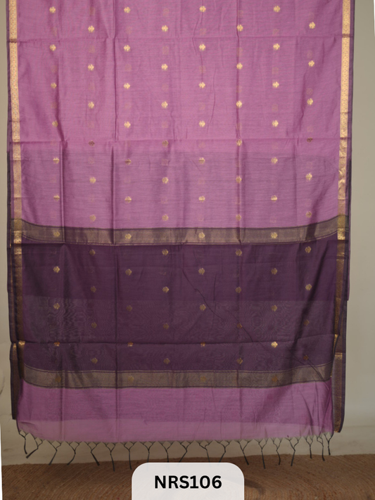 CHANDERI INSPIRED MAHESWARI SAREE
