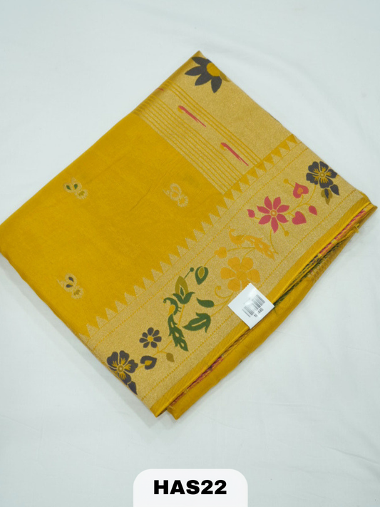 BANARAS DOLA SAREE WITH BORDER