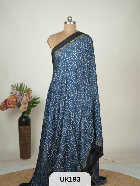 MODAL HANDBLOCK DUPATTA