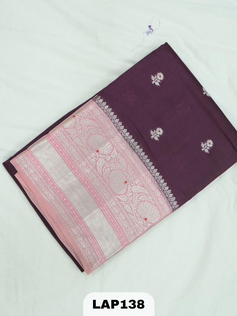 Banaras kora dupion silk saree