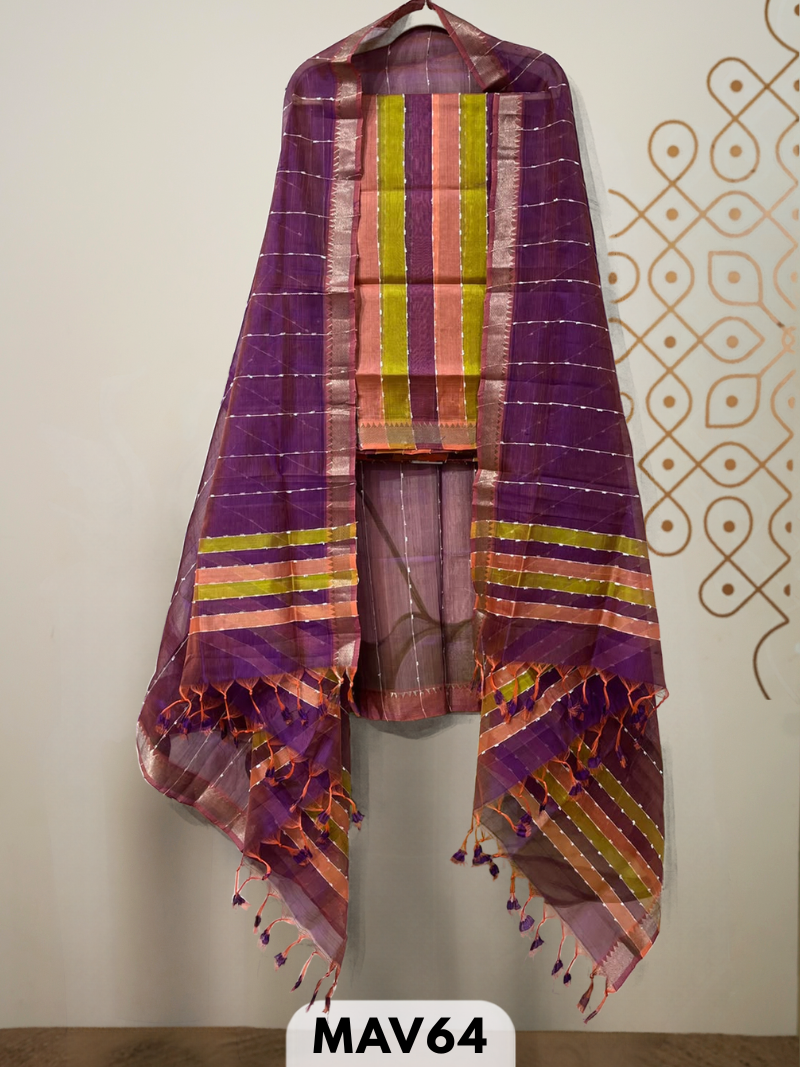 Mangalagiri pattu 2 pcs salwar suit