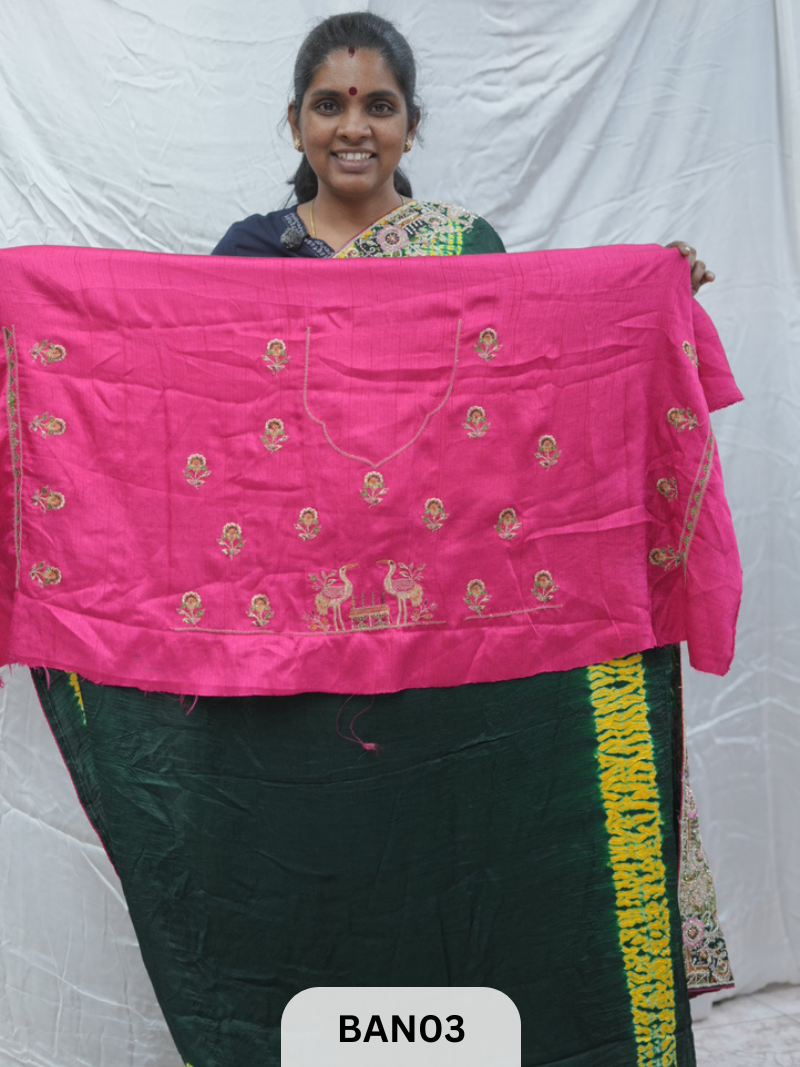 SHIBORI BANDHANI DESIGNER WORK SAREE