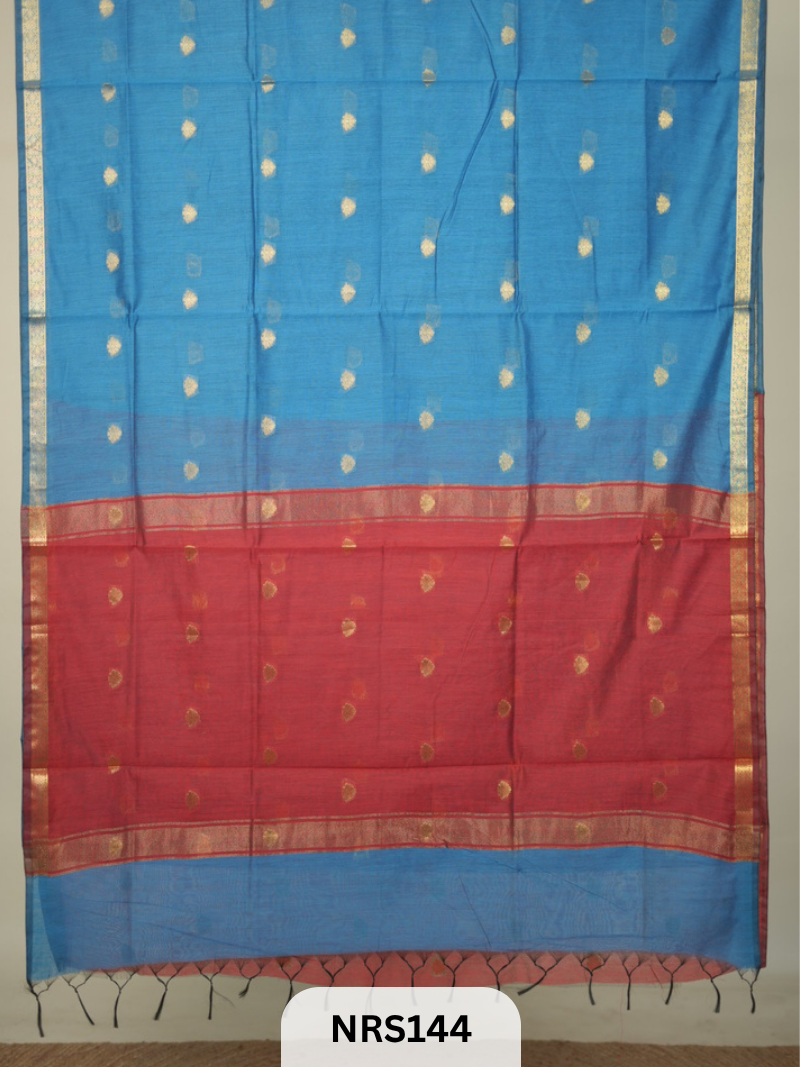 CHANDERI INSPIRED MAHESWARI SAREE
