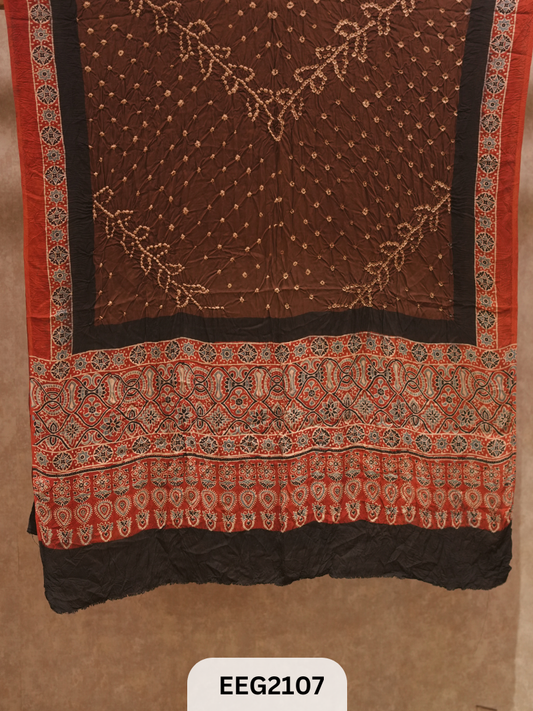 MODAL AJRAKH BHANDHEJ DUPPATTA