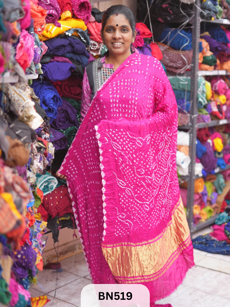 SEMI TISSUE WITH CHORAS DANI SAREE - LAGDI PATTA