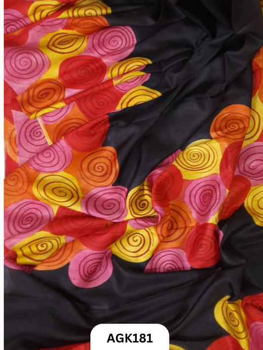 Murshidabad Silk 4Ply Hand Printing Work
