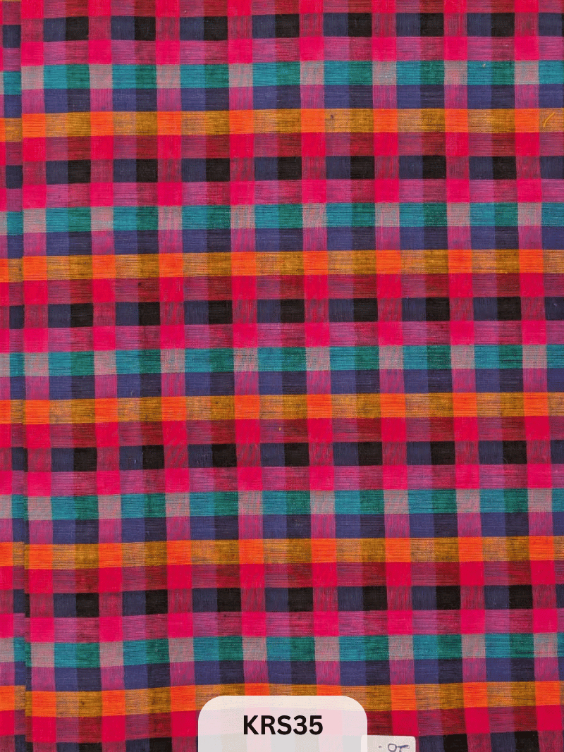 MADRAS KATTAM FABRIC-1 MTR