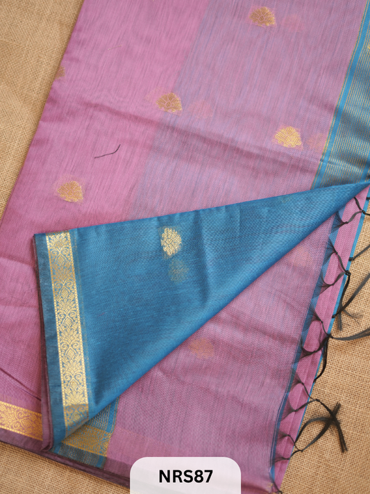 CHANDERI INSPIRED MAHESWARI SAREE