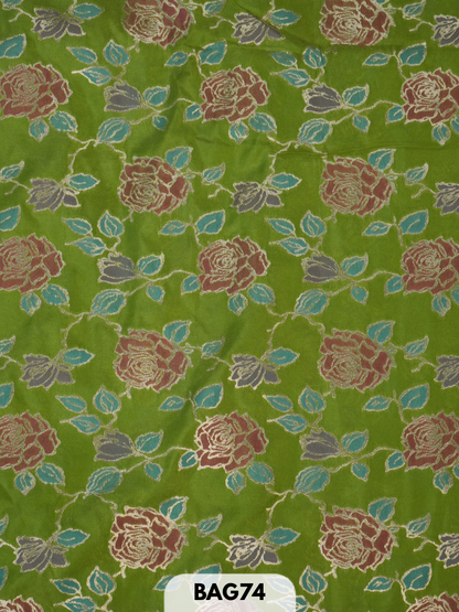 banaras alfi zari fabric -1 mtr