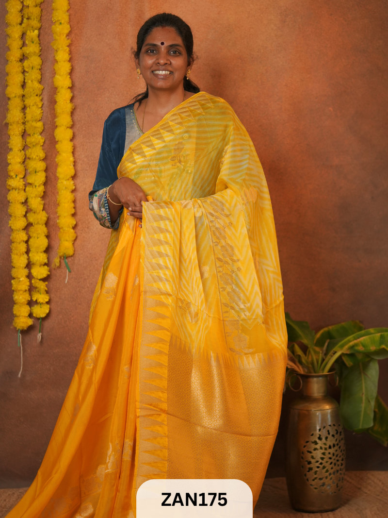 SHIBORI WITH KOTA TUSSAR BANARASI SAREE