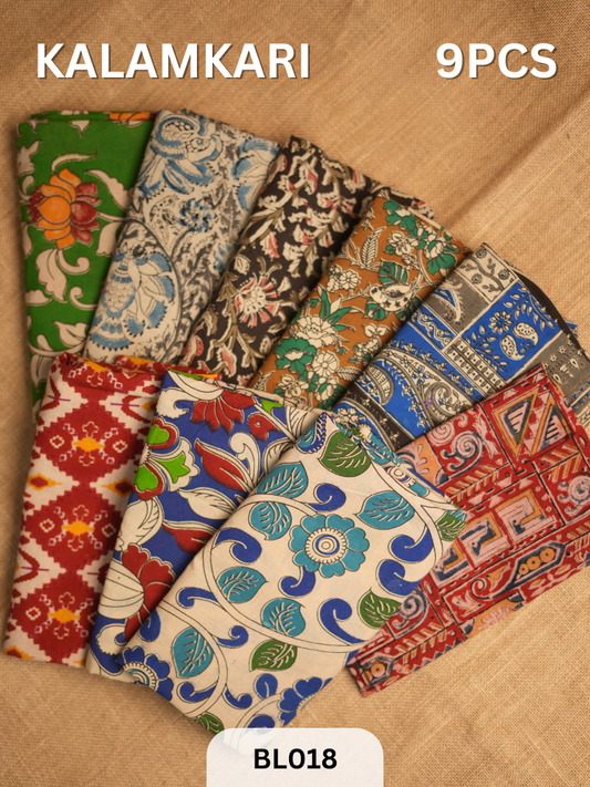 KALAMKARI BLOUSE - 9 PCS
