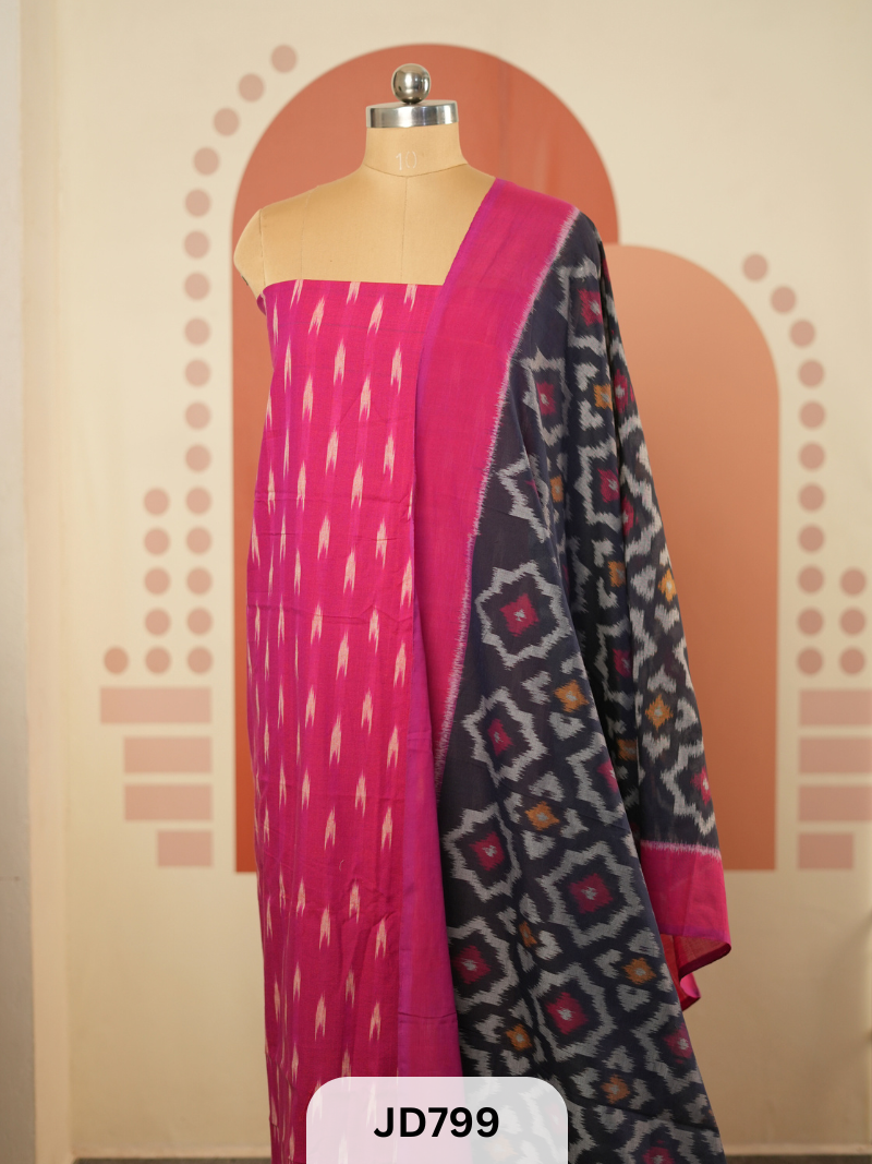 IKKAT POCHAMPALLY HANDLOOM SALWAR SUIT