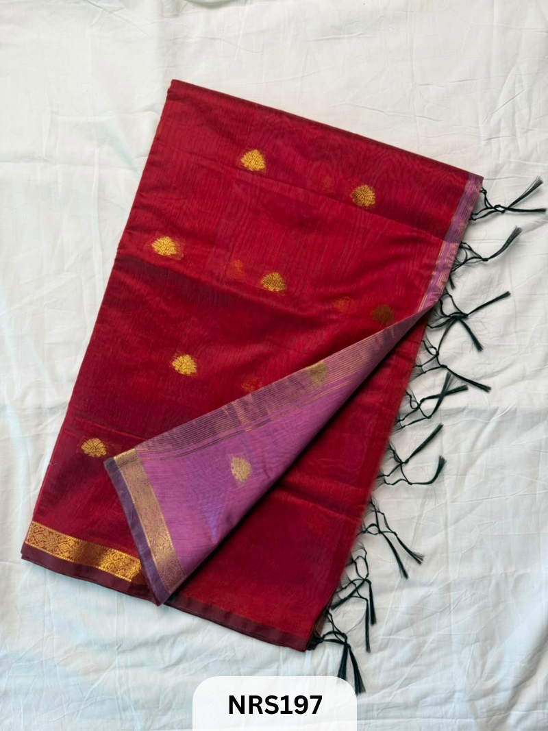 CHANDERI INSPIRED MAHESWARI SAREE
