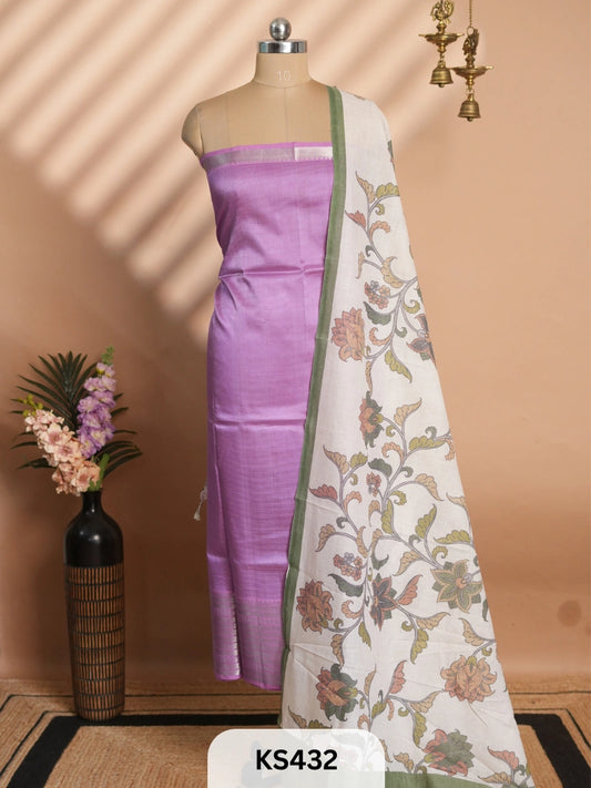 MANGALGIRI PATTU TOP AND DUPPATA - 2 PCS
