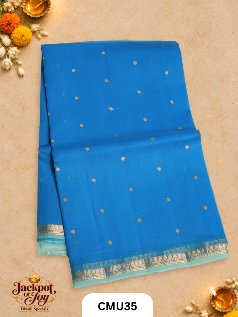 Banarasi Kora Organza Pure Handloom Saree