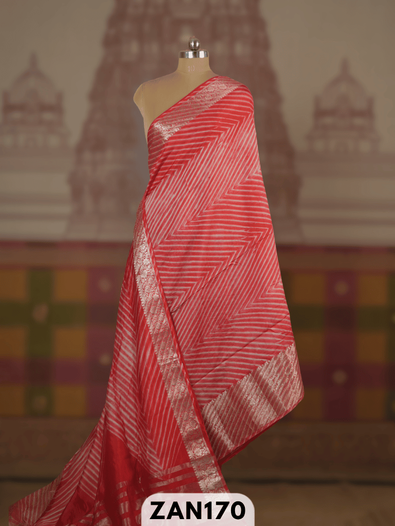 SHIBORI WITH KORA TUSSAR BANARASI SAREE