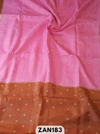 Pure Dupion kanchipuram fusion Rich pallu saree