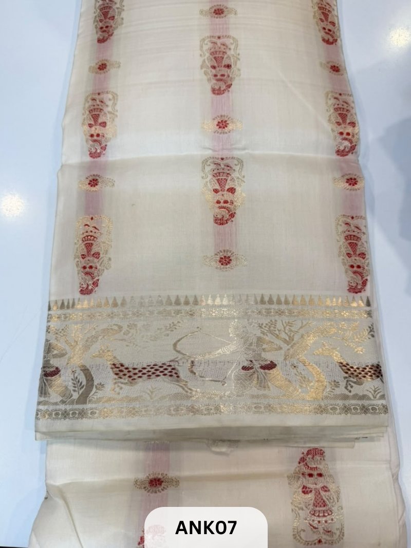 Pure Handloom baluchari Silk Saree