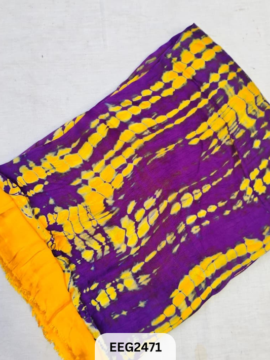 MODAL CLAMP TIE DYE RUNNING FABRIC - 1MTR