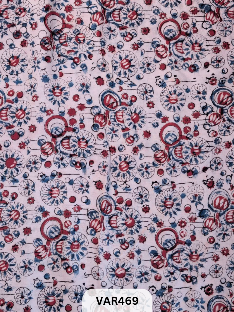 Kalamkari Hand printed - Fabric -1mtr
