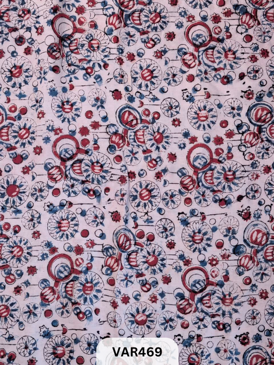 Kalamkari Hand printed - Fabric -1mtr