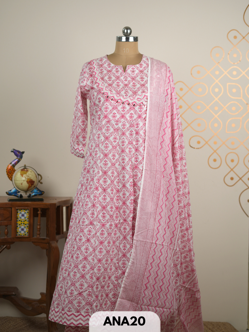 MULCOTTON 3 PCS SALWAR SET