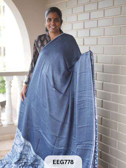 BATIK PRINT MODAL SAREE