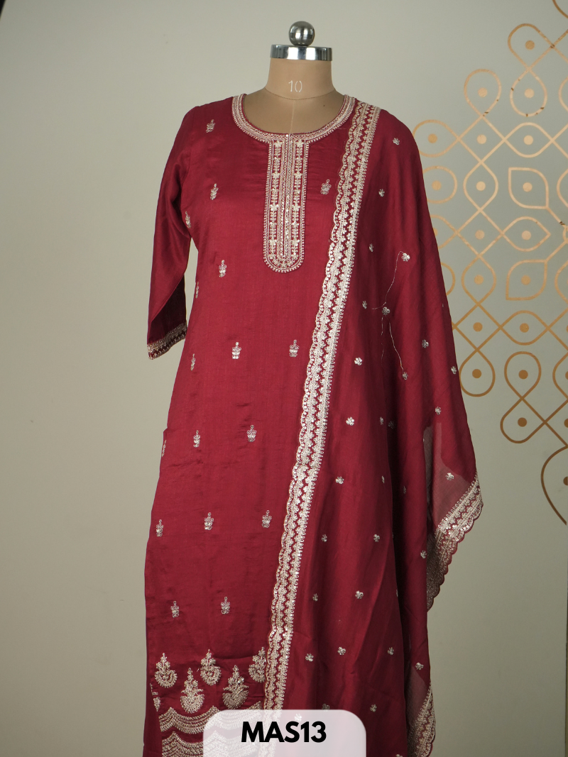 Georgette design 3 pcs salwar set
