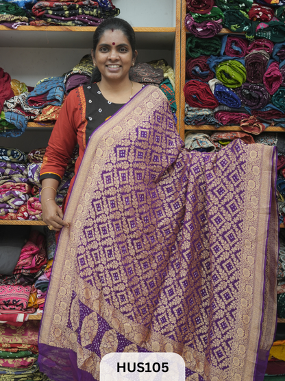 PURE KHADDI GEORGETTE DUPPATTA