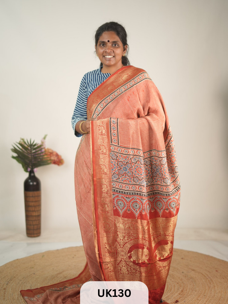 DOLA AJRAKH SAREE