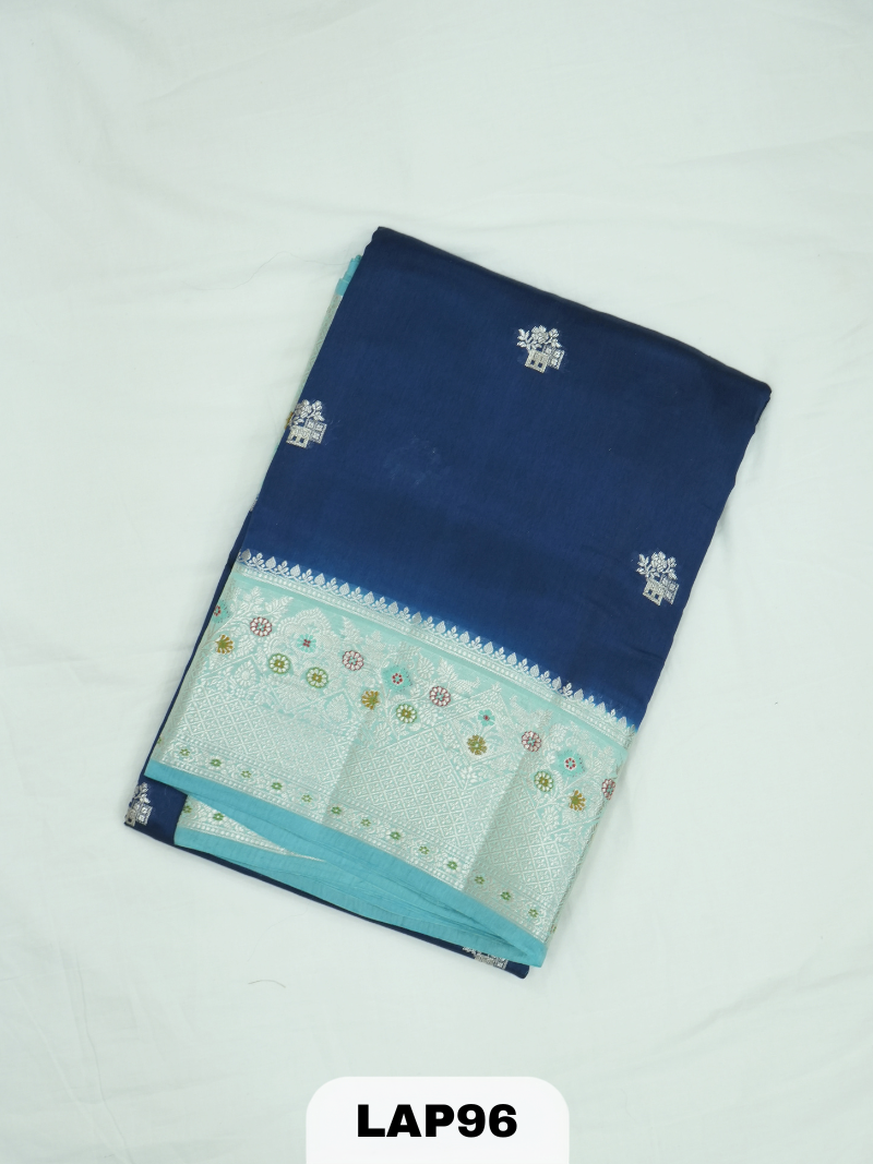 Banaras kora dupion silk saree