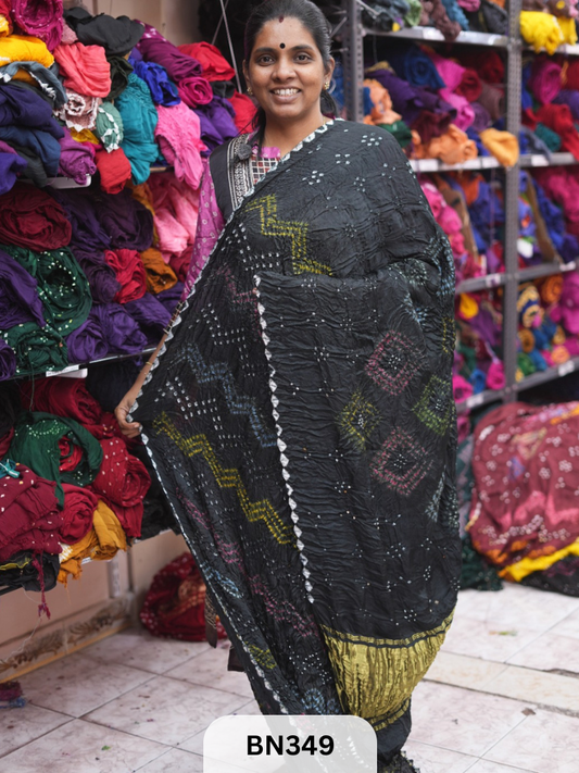 SEMI GAJI - NEW SHIBORI MULTI COLOUR