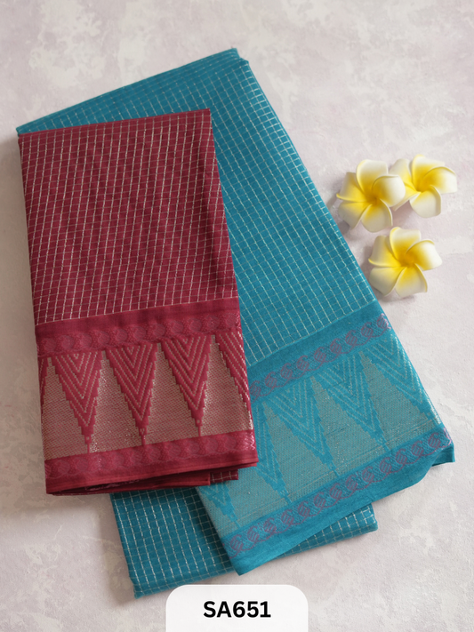 SUNGUDI SAREE |TEMPLE BORDER
