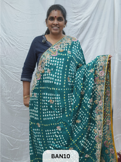 BANDHANI DESIGNER WORK WITH LAGDI PALLU