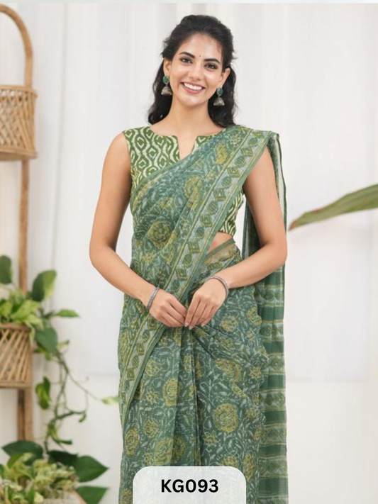 KOTA HANDBLOCK PRINT SAREES X KAARIGAI