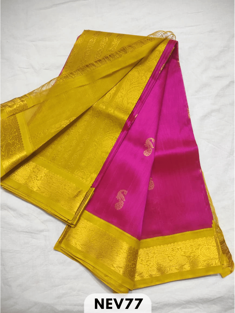 KORVAI BODY BUTTA WITH RICH PALLU SAREE - HANDLOOM