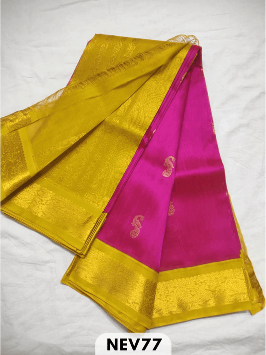 KORVAI BODY BUTTA WITH RICH PALLU SAREE - HANDLOOM