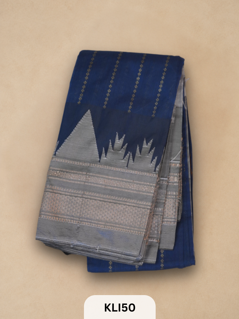 ILKAL TOPI BORDER HANDLOOM SAREE