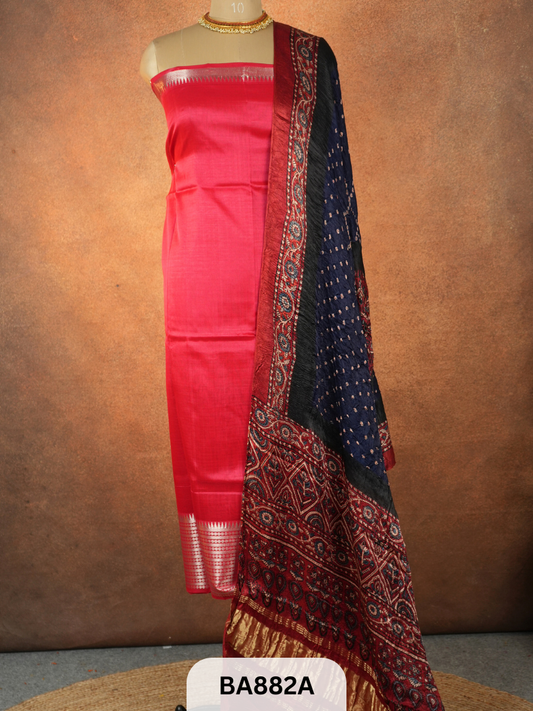 Modal Bandhani Dupatta + Mangalgiri Top