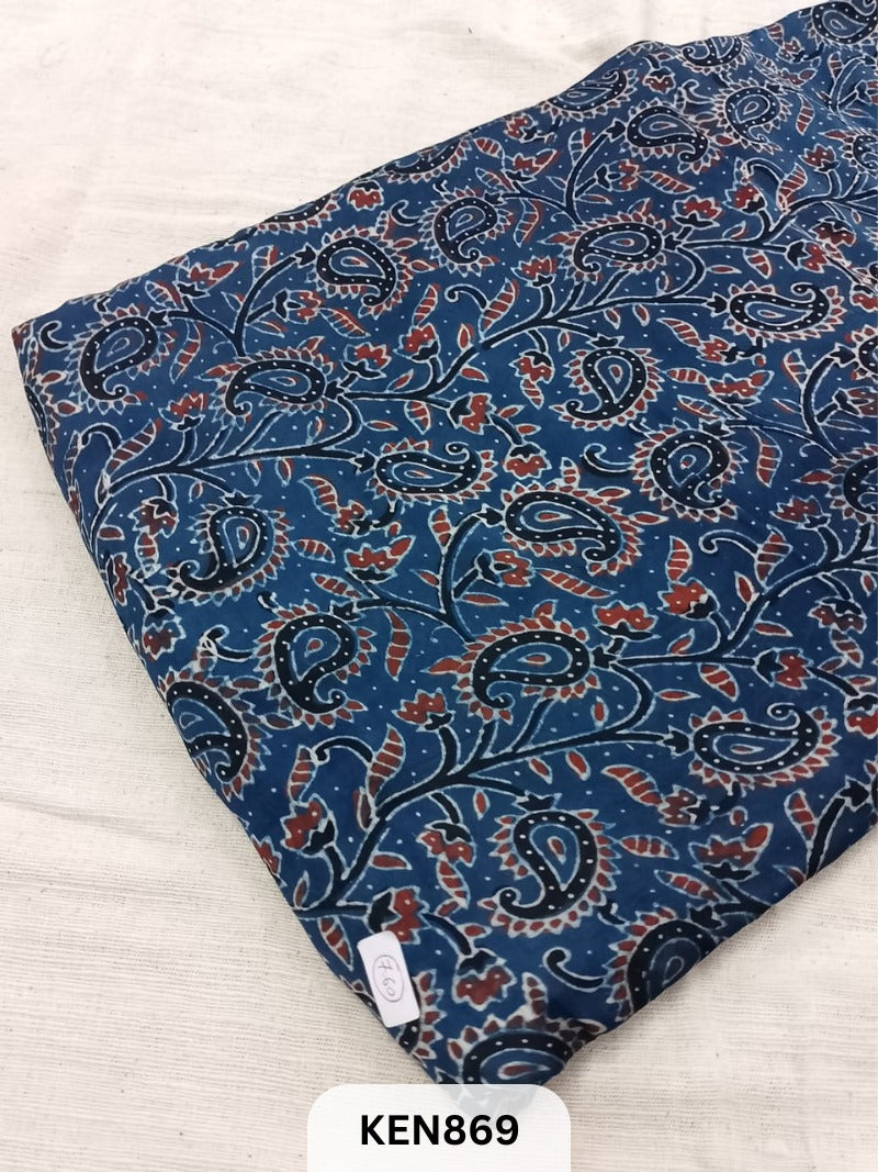 AJRAKH MODAL SILK HANDBLOCK PRINT FABRICS