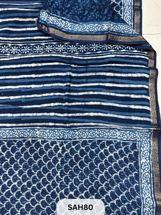 DOLA SILK NAKSHI BORDER SAREE