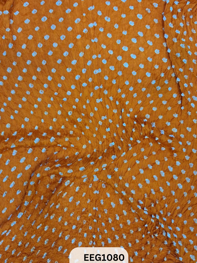 MODAL AJRAKH BANDHEJ RUNNING FABRIC-1 MTR