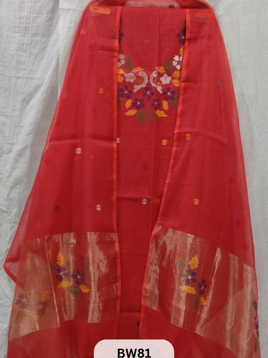 MUSLIN JAMDANI PAITHANI TOP DUPATTA