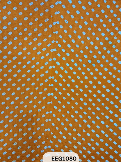 MODAL AJRAKH BANDHEJ RUNNING FABRIC-1 MTR