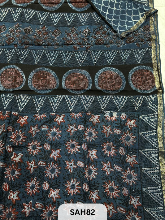 DOLA SILK NAKSHI BORDER SAREE