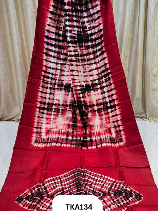 Pure Bishnupuri Silk - Shibori work saree