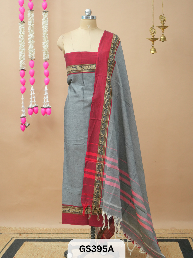 Stunning Narayanpet Salwar - Long gown material